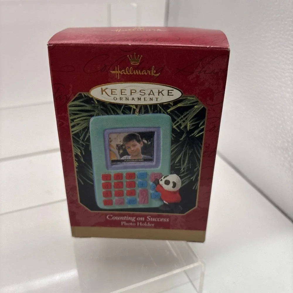 Hallmark Keepsake Ornaments~Lot of 3~Pez Santa, Esmeralda, and Counting on Succe